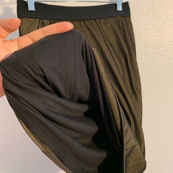 Marc Jacobs | Metallic Bronzed Draped Skirt - Picture 4 of 8